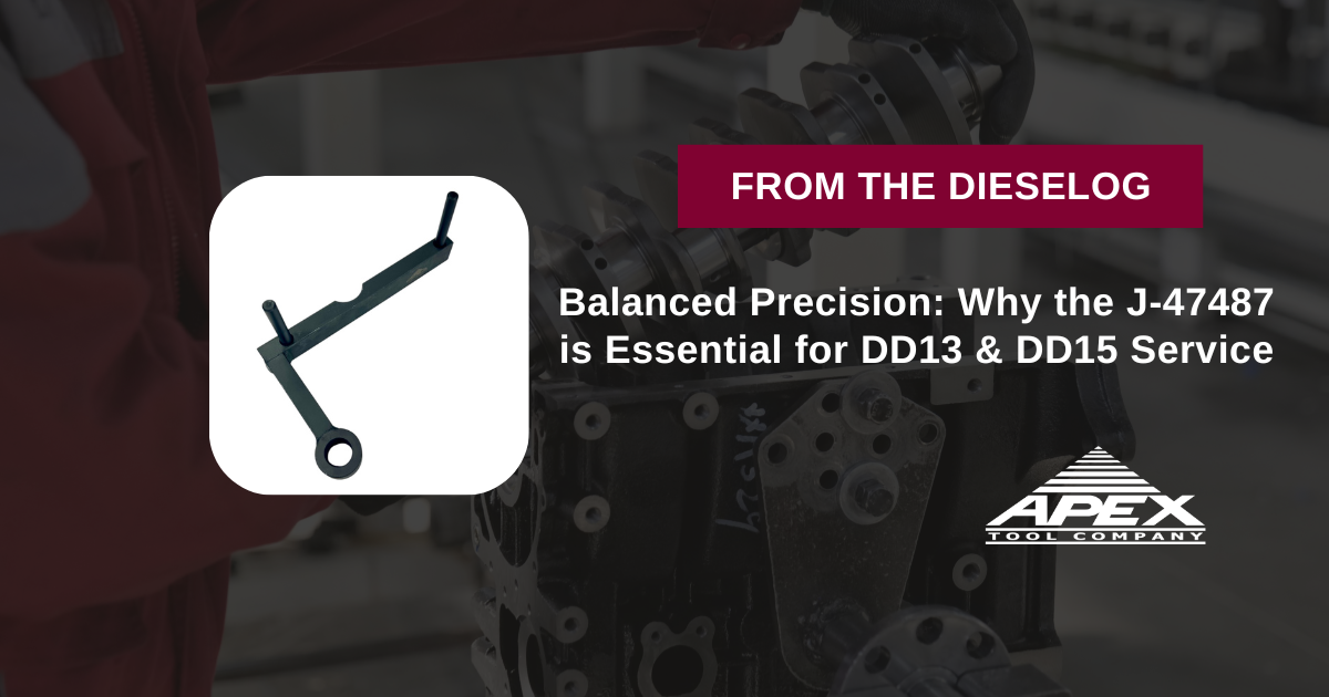 Balanced Precision: Why the J-47487 is Essential for DD13 & DD15 Service